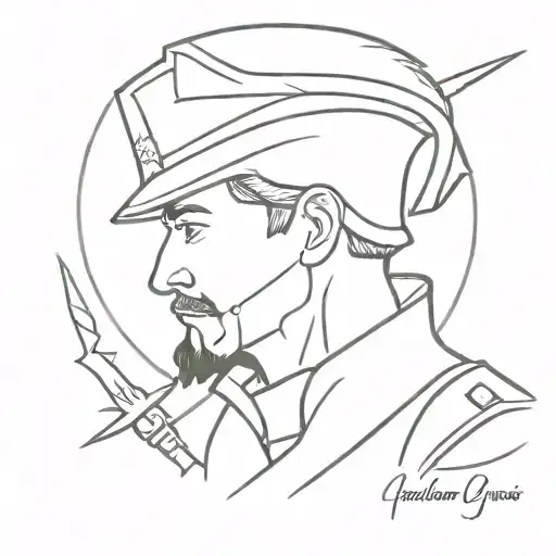 Soldier Of God tattoo design idea