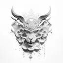 Roman painting tattoo design idea