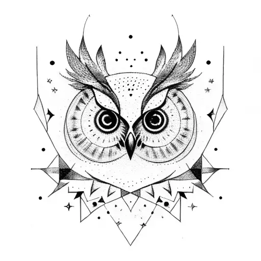 Single Line Owl Temporary Tattoo - Set of 3 – Tatteco