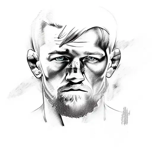 connor mcgregor back tattooo copy tattoo design idea
