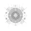 Equação de dirac tattoo design idea
