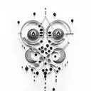 Braille tattoo  tattoo design idea