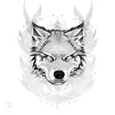 lobo tattoo design idea