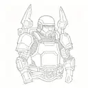 sapper armor ovr 2. 02 tattoo design idea