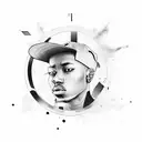 rapper NF tattoo design idea