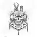 rapper NF tattoo design idea