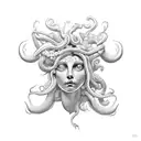 perseo medusa escultura tattoo design idea