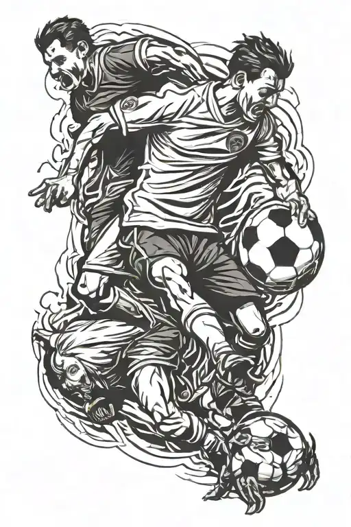 football hooligans  tattoo design idea