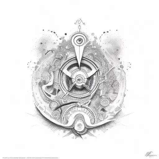 Blood type A+ tattoo design idea