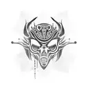 Blood type tattoo design idea