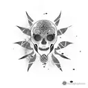 Blood type A+ tattoo design idea