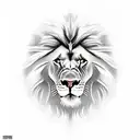 gladiator lion tattoo design idea