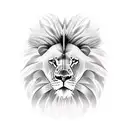 gladiator lion tattoo design idea