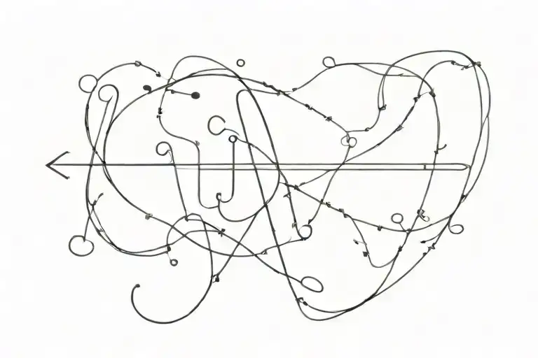 999 and Safety pin tattoo design idea