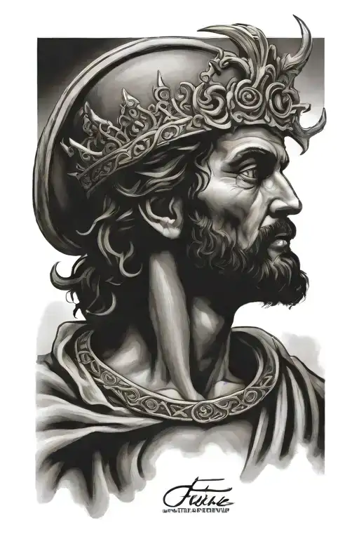 saint Jude Thaddeus tattoo design idea