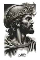 saint Jude Thaddeus tattoo design idea