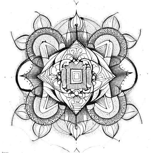 Mandala tattoo design idea
