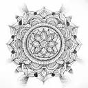 Mandala tattoo design idea