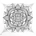 Mandala tattoo design idea