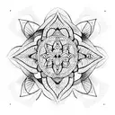Mandala tattoo design idea