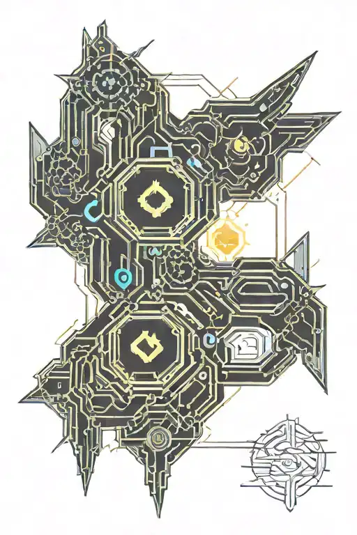 Geto Suguru tattoo design idea