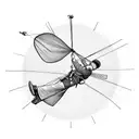 paragliding  tattoo design idea