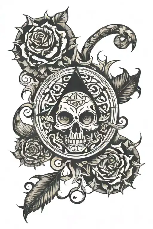 boredom symbol tattoo design idea