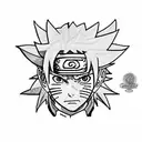 naruto and sasuke tattoo design idea