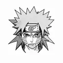 naruto and sasuke tattoo design idea