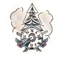 willow tree tattoo design idea