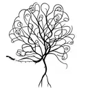 willow tree tattoo design idea