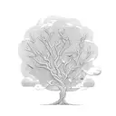willow tree tattoo design idea