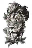 aslan tattoo design idea