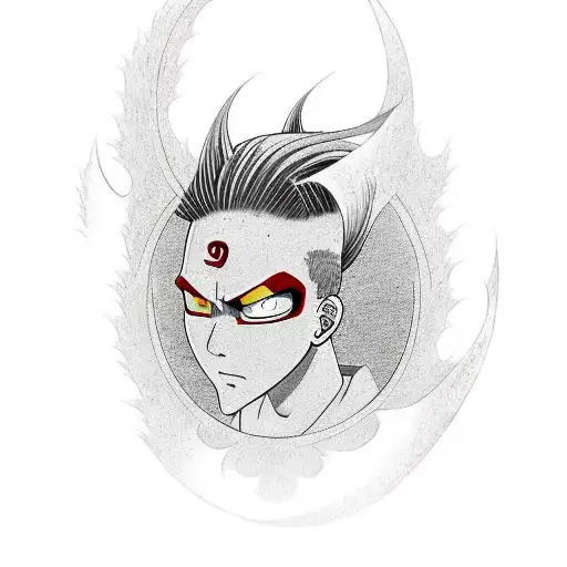 How to Draw Gaara Tattoo 