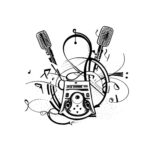 celular,musica,trading,ingles,arte tattoo design idea