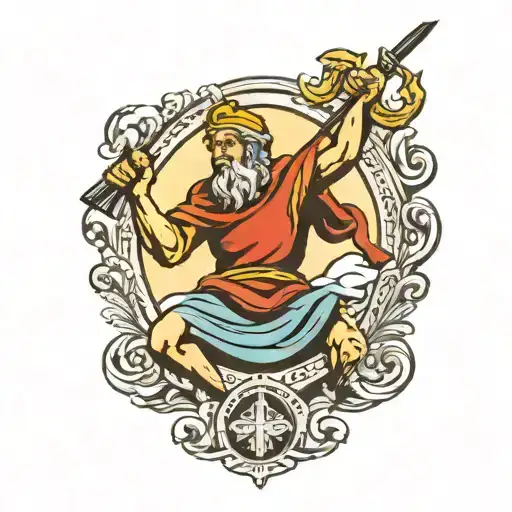 saint Christopher,  tattoo design idea