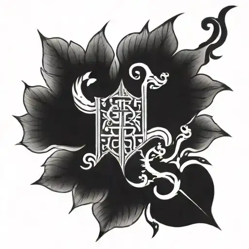 Partizan Belgrade Serbia tattoo design idea