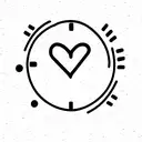 Name Heartbeat date tattoo design idea