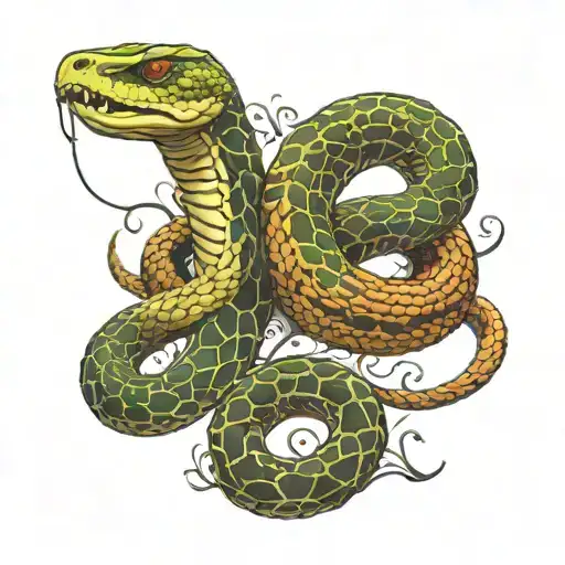 snake and scorpion tattoo tattoo design idea