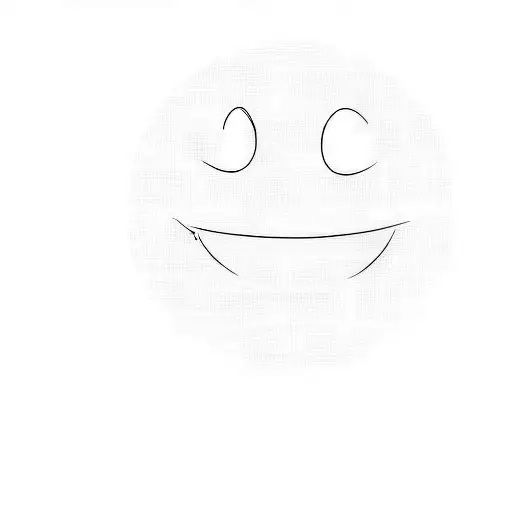 a smiley face tattoo design idea