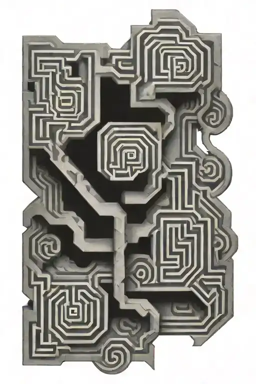 maze tattoo tattoo design idea