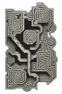 maze tattoo tattoo design idea