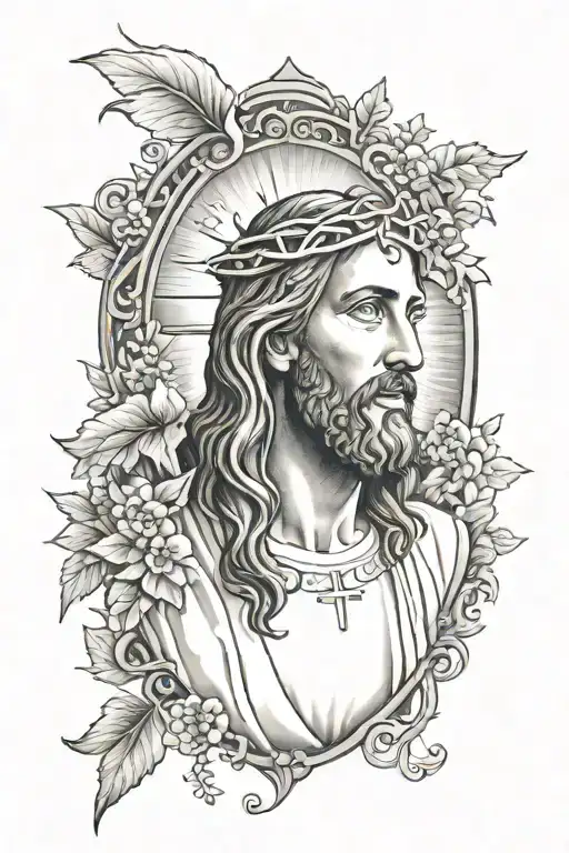 Jesus saved my life tattoo design idea