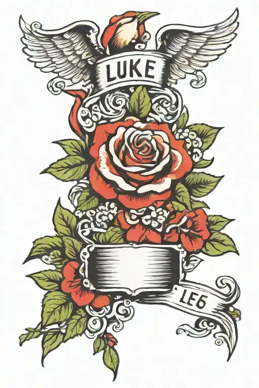 book of Luke 10:19 bible tattoo design idea