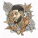 kid cudi tattoo design idea