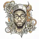 kid cudi tattoo design idea