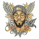 kid cudi tattoo design idea