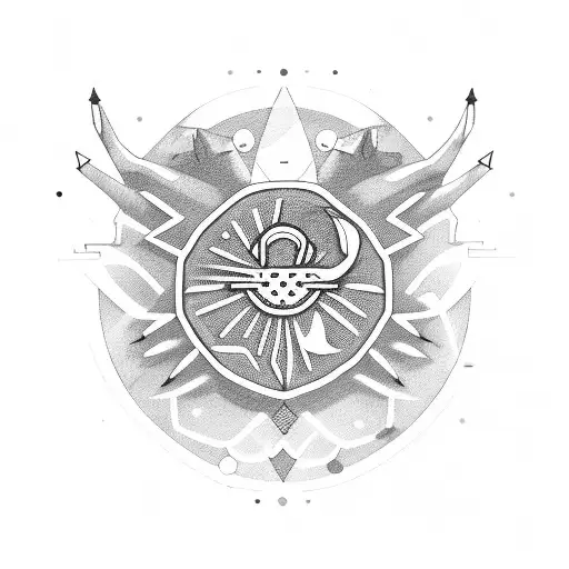 pockey watch with the hands point at 5:17. a Taurus sign and philippines flag tattoo design idea