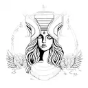 minerva tattoo design idea