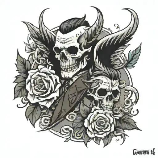 Gabriel & Joel tattoo design idea